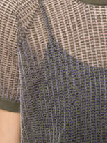 Thumbnail for your product : Roberto Collina sheer knit T-shirt