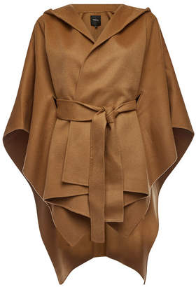 Theory Wool Poncho with Cashmere