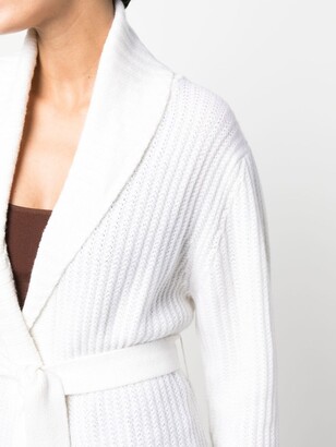 Allude Cashmere Knit Cardi-Coat