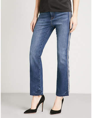 Good American Good Straight athletic regular-fit high-rise jeans