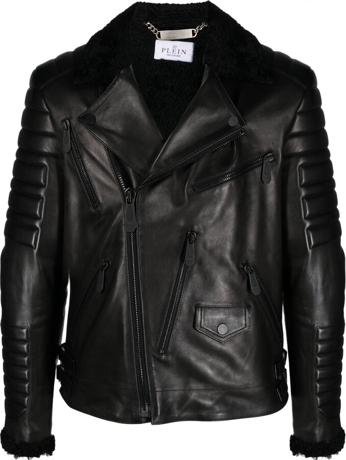 Farfetch Men's Designer Leather & Faux Leather Jackets on Sale