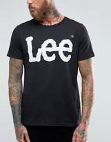 Thumbnail for your product : Lee T-Shirt Crew Neck With Logo Print In Black