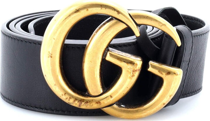 GUCCI GG Marmont Belt Leather Medium