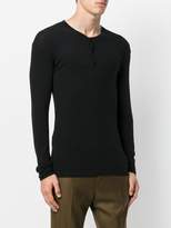 Thumbnail for your product : Laneus button up sweatshirt