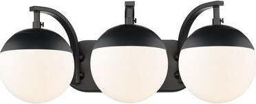 Hashtag Home Martina 3-Light Dimmable Vanity Light