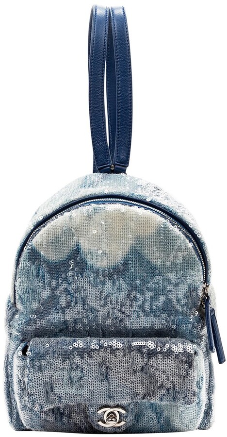 Chanel Limited Edition Blue Sequin Leather 2018 Act Ii Mini Backpack, Never  Carried (Authentic Pre-Owned) - ShopStyle Satchels & Top Handle Bags