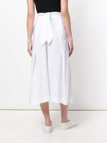 Thumbnail for your product : Roberta Furlanetto divided double belted skirt