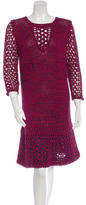 Thumbnail for your product : Chanel Open Knit Midi Dress