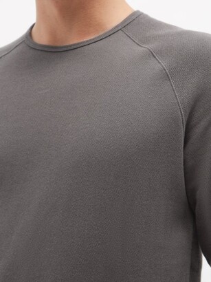 Paul Smith Artist-stripe Logo-patch Jersey T-shirt - Grey