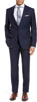 Thumbnail for your product : BOSS Huge/Genius Trim Fit Navy Wool Suit