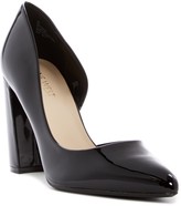 black patent leather pumps nine west