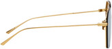 Thumbnail for your product : Bottega Veneta Gold Mirrored Aviator Sunglasses