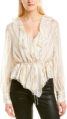 gold sheer shirt