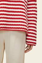 Thumbnail for your product : Mansur Gavriel Chunky Cotton Stripe Boatneck