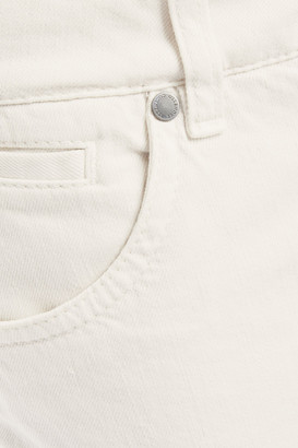Brunello Cucinelli Bead-embellished Mid-rise Slim-leg Jeans