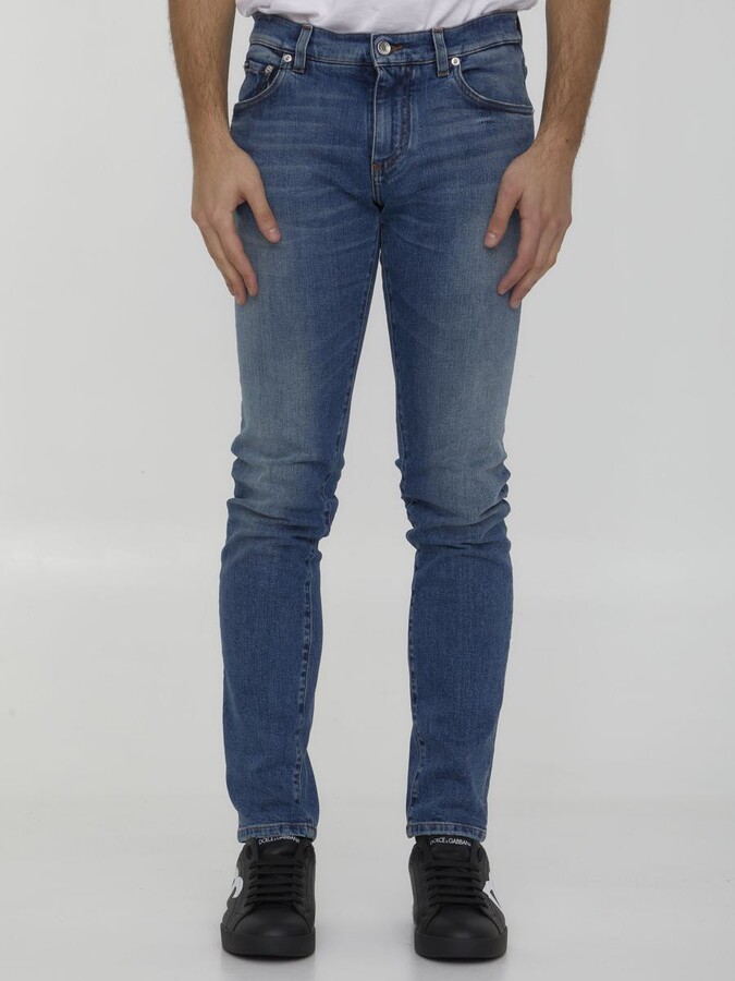 Light Blue Clean Look Denim Jeans For Men – G O O S E B E R Y®