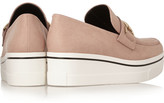 Thumbnail for your product : Stella McCartney Faux suede platform loafers
