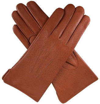 Dents Womens Textured Leather Gloves