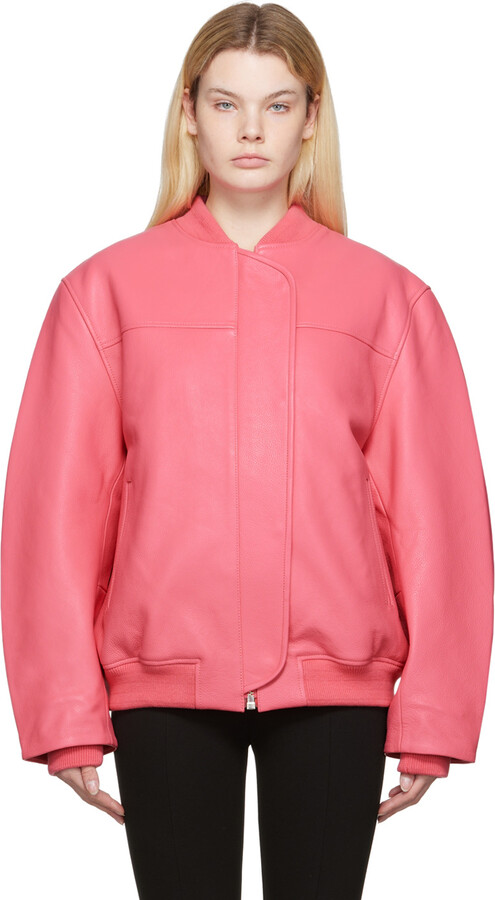 Hot Pink Leather Jacket | Shop The Largest Collection | ShopStyle