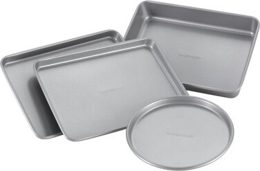 Farberware Bakeware Nonstick Toaster Oven Pan Set, 4 Piece