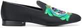 Thumbnail for your product : Versace embroidered logo loafers