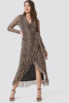 Thumbnail for your product : NA-KD Mesh Wrap Waist Dress