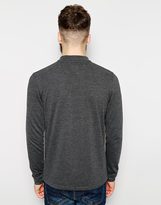 Thumbnail for your product : ASOS Polo Shirt With Long Sleeves In Pique