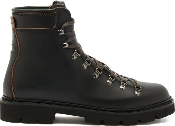 Bally Wandern round-toe leather boots