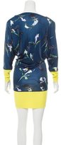 Thumbnail for your product : Suno Floral Print Dolman Sleeve Dress