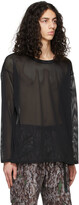 Thumbnail for your product : South2 West8 Black Knit Mesh Shirt