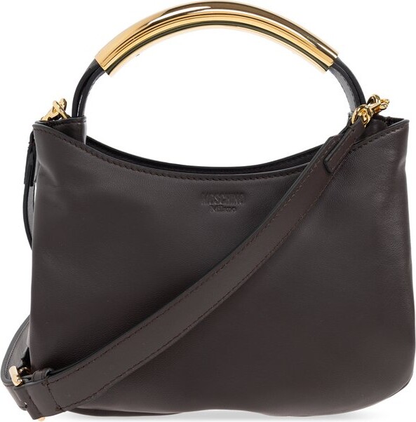 Moschino Logo Detailed Top Handle Bag