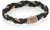 Thumbnail for your product : John Hardy Sterling Silver & Leather Woven Bracelet