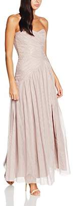 Little Mistress Women's L5752D1A Maxi Plain Sleeveless Dress