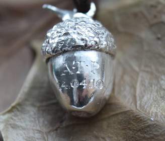 Keepsake Marie Walshe Jewellery Personalised Silver Acorn