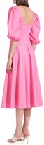 Thumbnail for your product : STAUD Swells Puff-Sleeve Midi Dress
