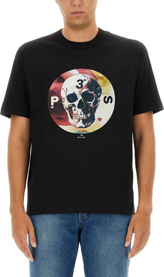 PS Paul Smith Graphic-Printed Crewneck T-Shirt