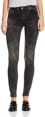 Herrlicher Women's Superslim Stretch Jeans, (Ivory Black), 28W x 30L