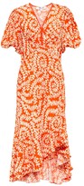 Thumbnail for your product : Diane von Furstenberg Madrid printed crepe midi dress