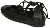 Thumbnail for your product : Lanvin 10mm Leather Ballerina Flats