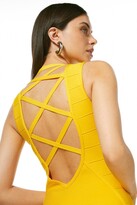Thumbnail for your product : Karen Millen Zip Cross Back Dress Made With Recycled Yarn