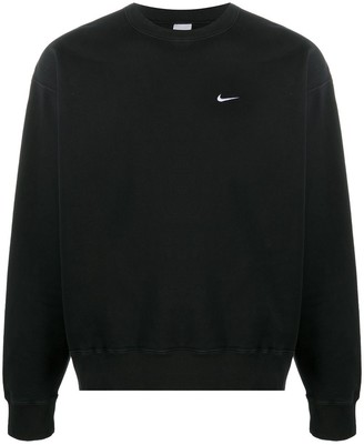 Nike Logo-Embroidered Sweatshirt - ShopStyle