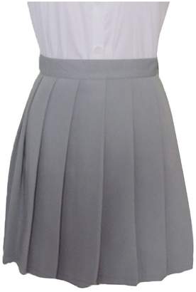 Come On Comeon Girls School Uniforms Solid Pleated Mini Skirt Vintage Skirts Tennis Skirt
