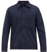 Thumbnail for your product : Barena Cedrone Cotton-blend Canvas Overshirt - Navy