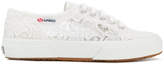 Superga lace panel sneakers 