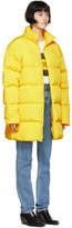 Thumbnail for your product : Calvin Klein Jeans Est. 1978 Yellow Down Logo Puffer