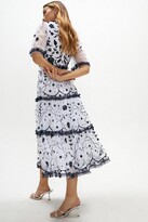 Thumbnail for your product : Coast Long Sleeve Tier Detail Embellished Dress