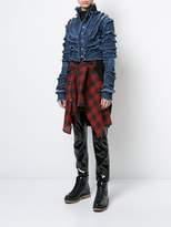 Thumbnail for your product : DSQUARED2 frayed denim jacket