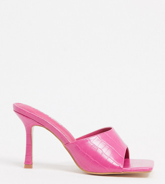 womens extra wide mules and clogs