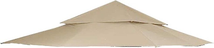 Garden Winds RipLock 500 Beige Replacement Canopy Top Cover for 12 ft. x 12 ft. Harbor Gazebo