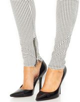 Thumbnail for your product : Joe's Jeans Low-Rise Houndstooth-Print Skinny Jeans